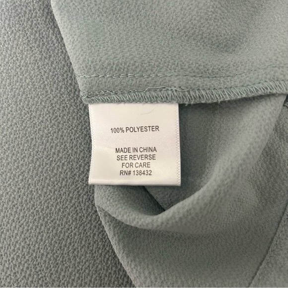 NWT Modcloth V-neck Top Bubble Sleeve Swingy Relaxed Textured Sea Green Sz 3X - Picture 6 of 12